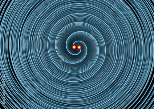 Fotografi illustration of Gravitational Waves