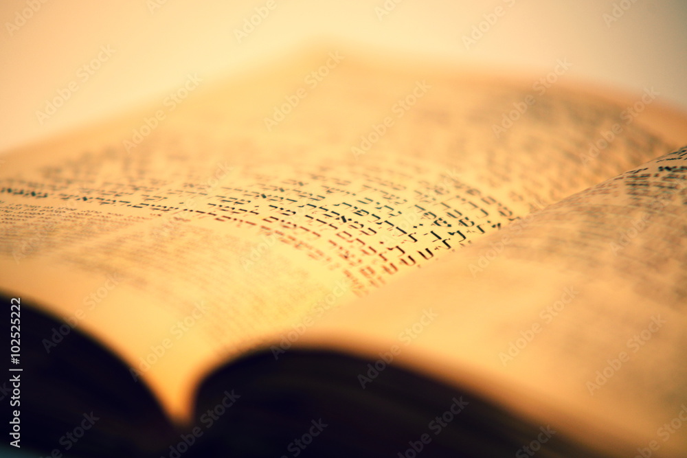 Fotografie nice old jewish book