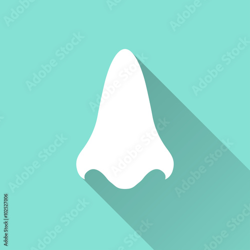 Nose  - vector icon.