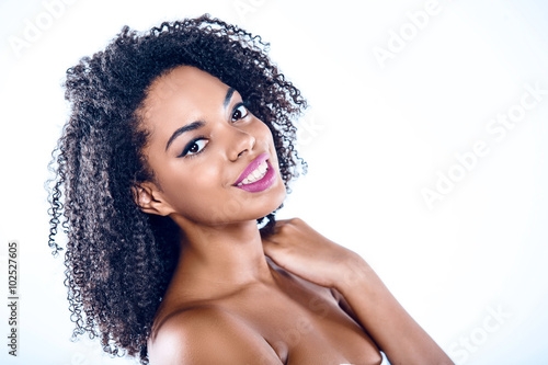 Photo of young mixed race woman