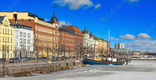 North Helsinki Harbour in winter