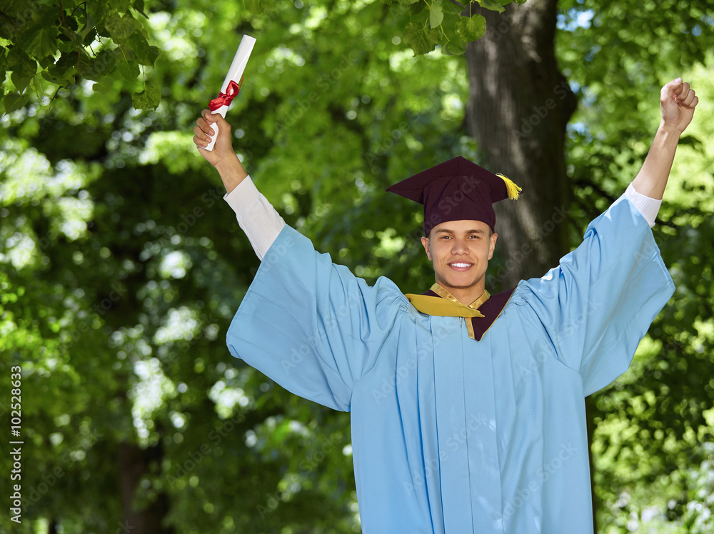 Obraz premium graduate student