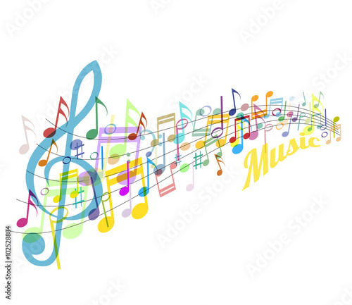 color music poster