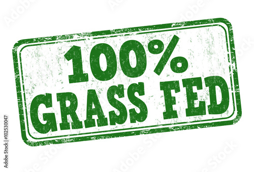 100 percent grass fed stamp