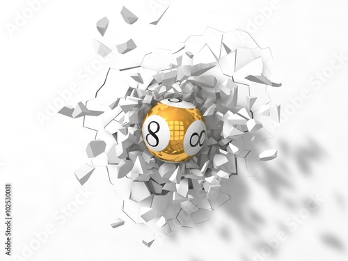 powerful lottery ball hit