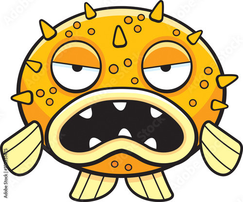 Cartoon Blowfish