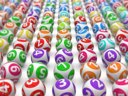 sorted lottery balls