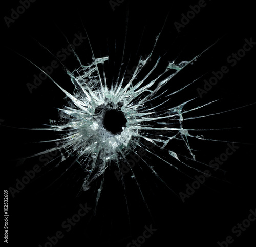 Broken glass texture. Isolated realistic cracked glass effect, concept element.