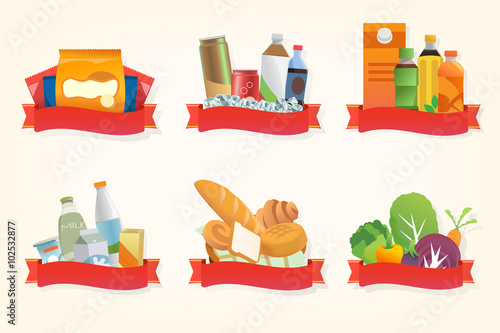 supermarket icon - vector