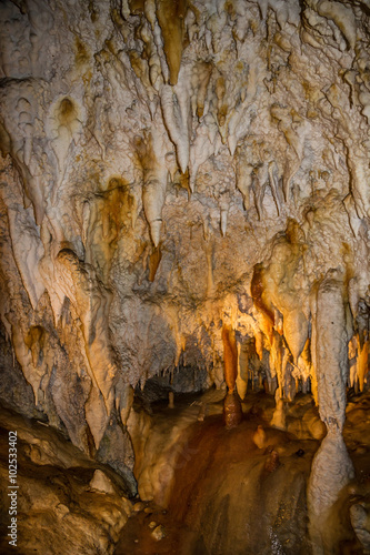 Stalactite underground cave, Demanovska, Slovakia