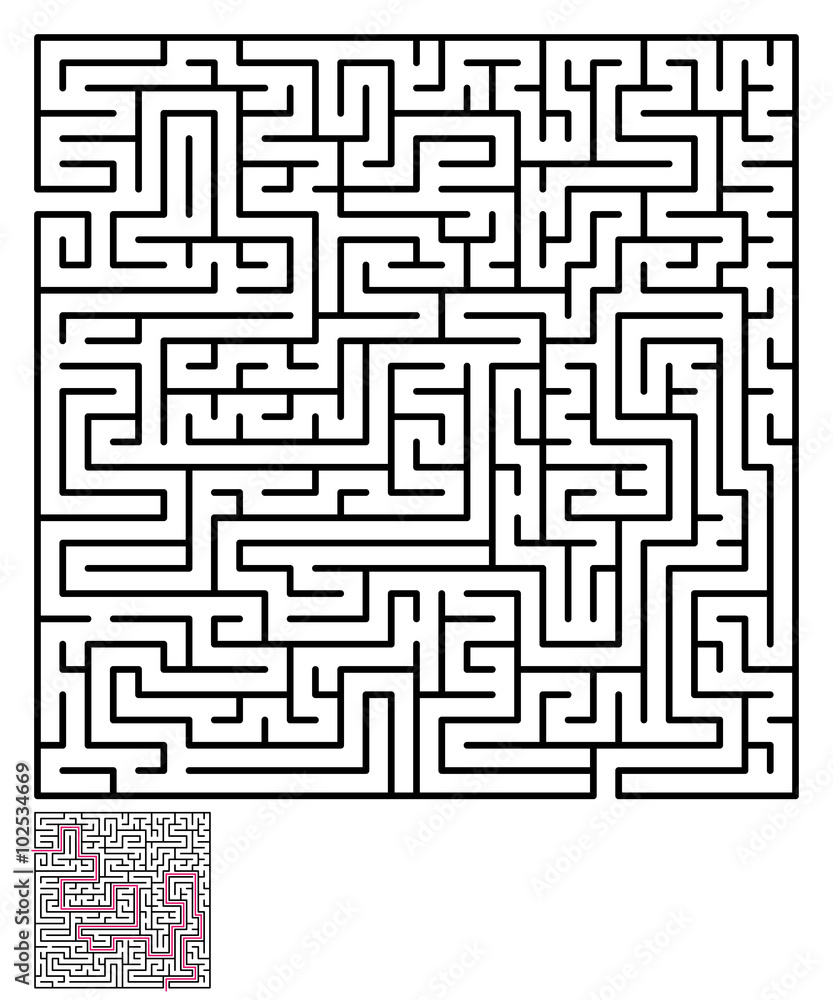 Labyrinth maze puzzle