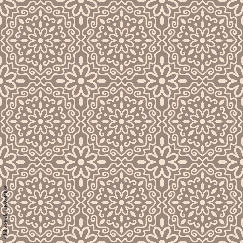 Seamless mandala pattern