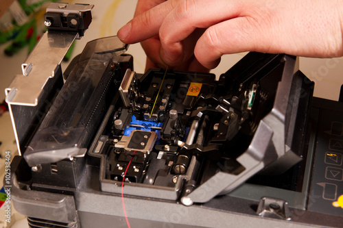 LWL-Ausrüstung - Spleißgerät , spleißen von Glasfaserkabel