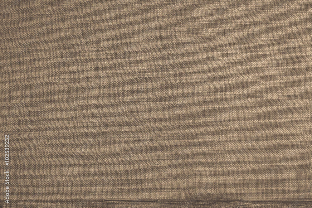 Fototapeta premium Natural linen texture as vintage background