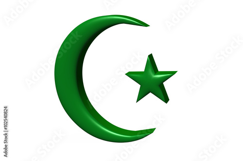 Canvas Print Hilal (Islam, Mondsichel)