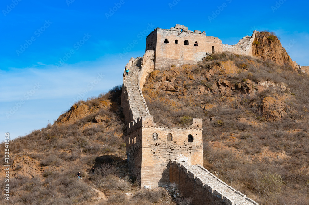Great wall of china in jinshanling
