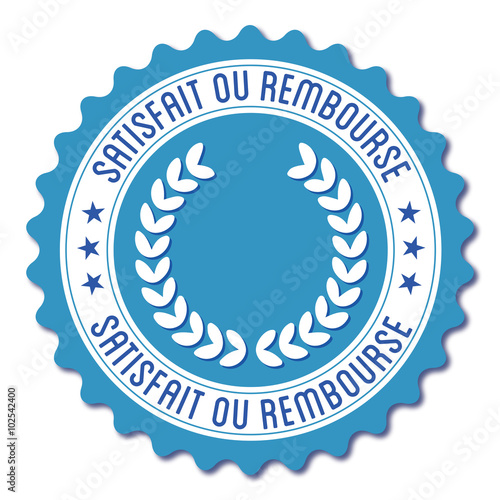 Logo satisfait ou remboursé.