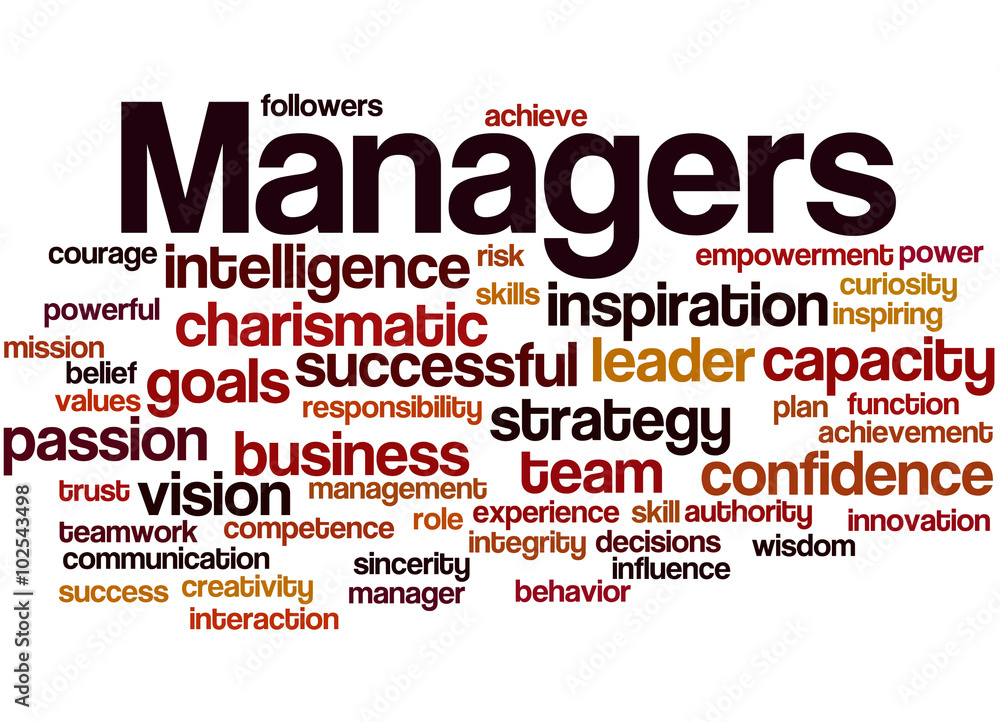 Managers, word cloud concept 2 Managers, word cloud concept 2