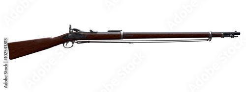 Fotografie, Obraz Musket Springfield Trapdoor Rifle