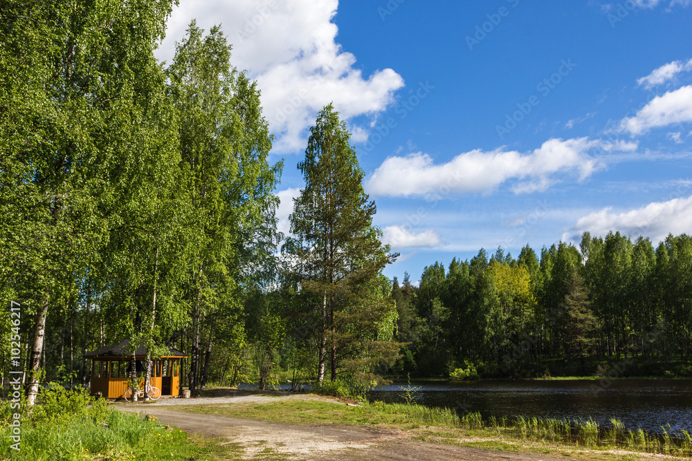 Grillplatz am See in Südfinnland 2