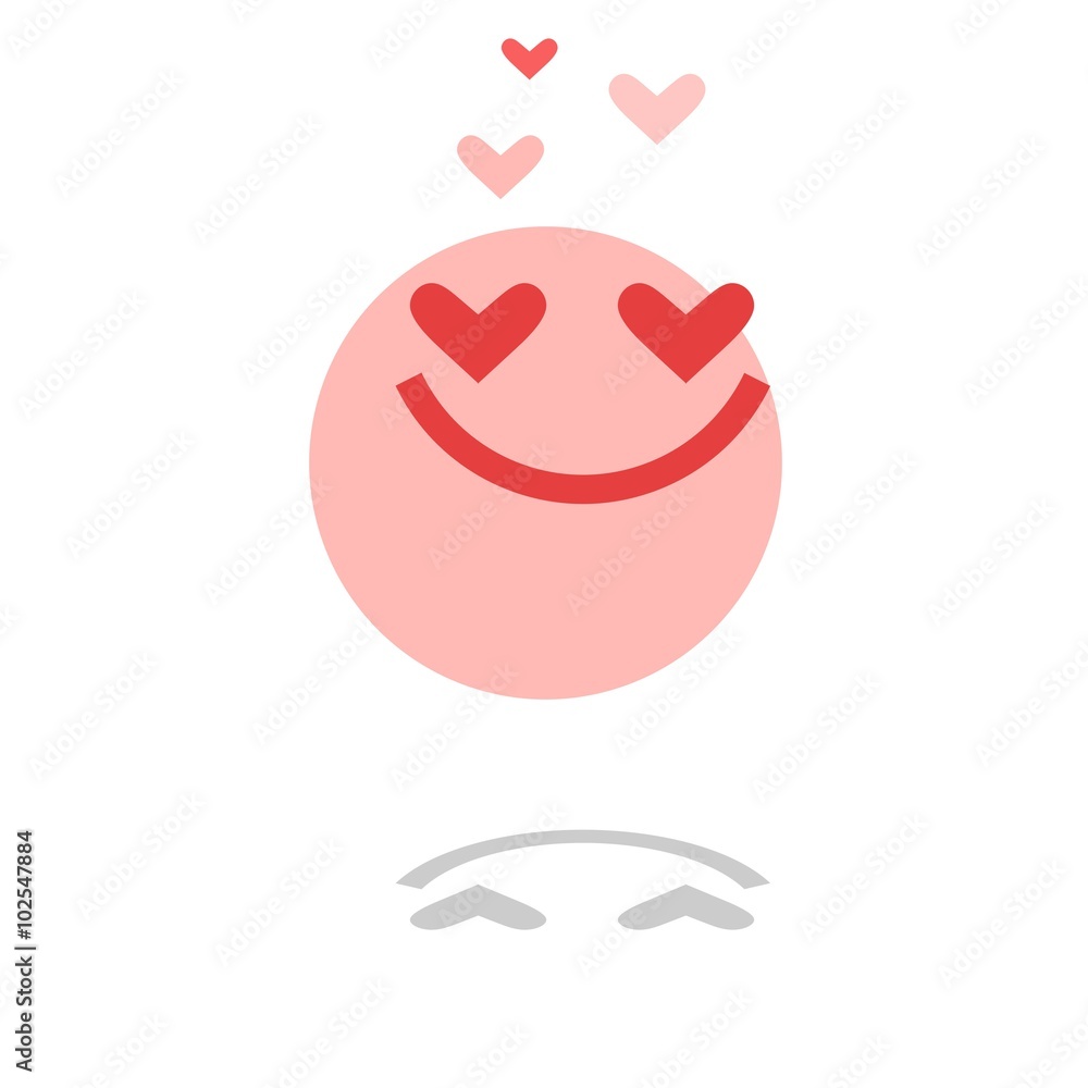 Hearts. Icons. Vector. Person / smiles / angry. Vector illustration. Hearts. Icons. Vector. Person / smiles / angry. Vector illustration.