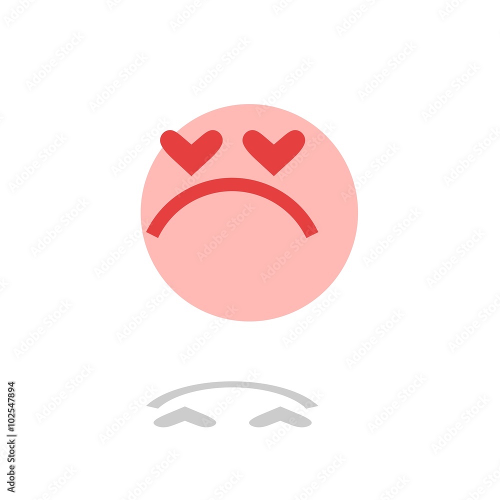 Hearts. Icons. Vector. Person / smiles / angry. Vector illustration. Hearts. Icons. Vector. Person / smiles / angry. Vector illustration.