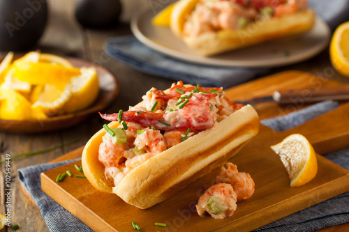 Homemade New England Lobster Roll