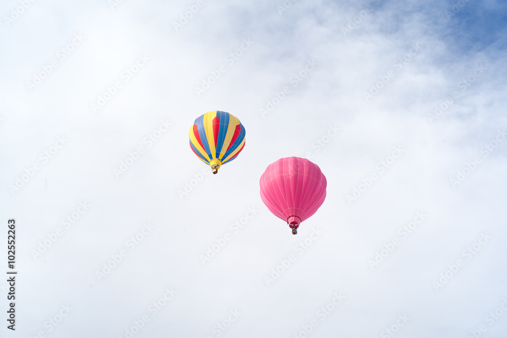Naklejka premium hot air balloon