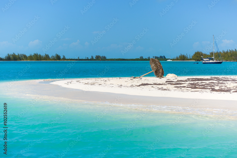Naklejka premium Tropical beach in Cayo Largo island