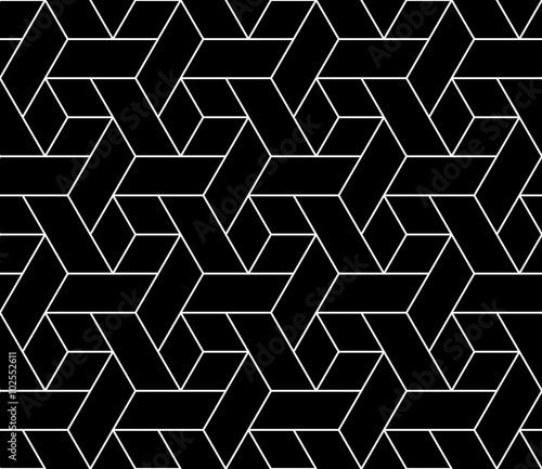 Vector modern seamless geometry pattern trippy, black and white abstract geometric background, pillow print, monochrome retro texture, hipster fashion design