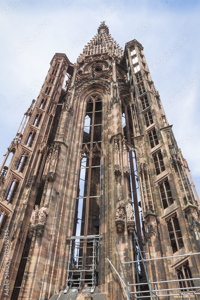 Tower of Strasbourg Cathedral (Notre Dame), France