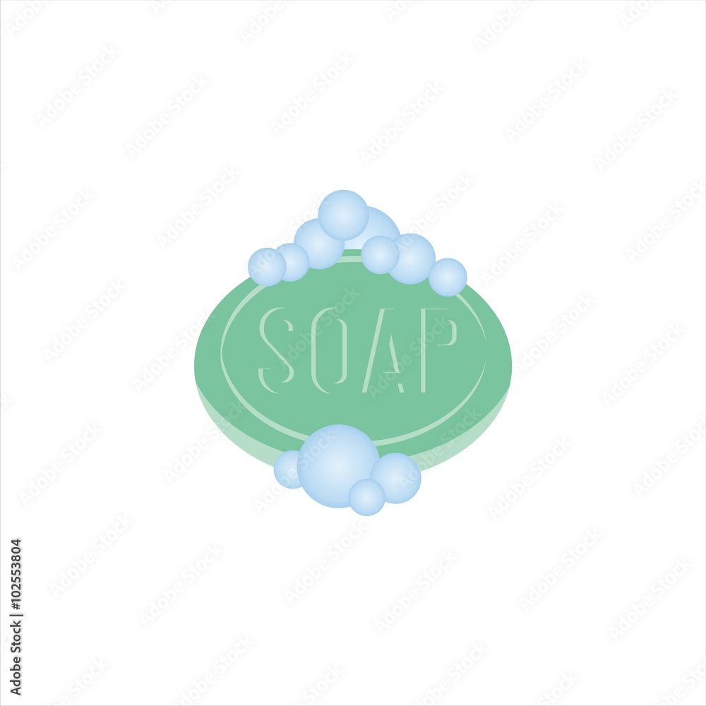 Obraz premium soap icon template
