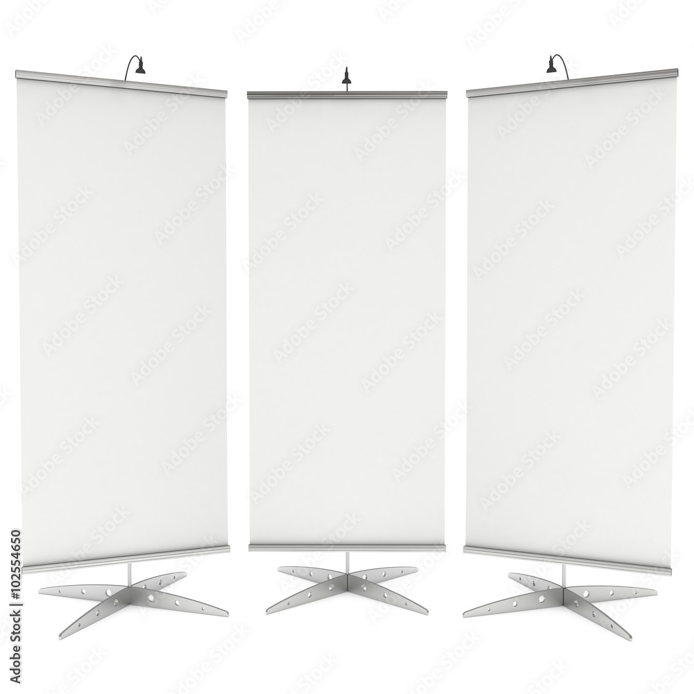 Blank Roll Up Expo Banner Stand. Blank Roll Up Expo Banner Stand.