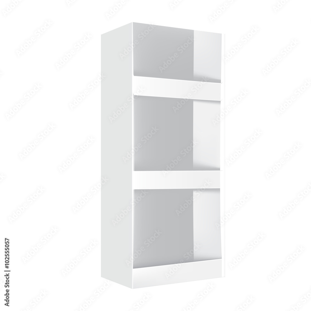 VECTOR ADS: White gray POS POI Outdoor/Indoor 3D Advertising Display on Isolated white background. Mock-up template ready for design. VECTOR ADS: White gray POS POI Outdoor/Indoor 3D Advertising Display on Isolated white background. Mock-up template ready for design.