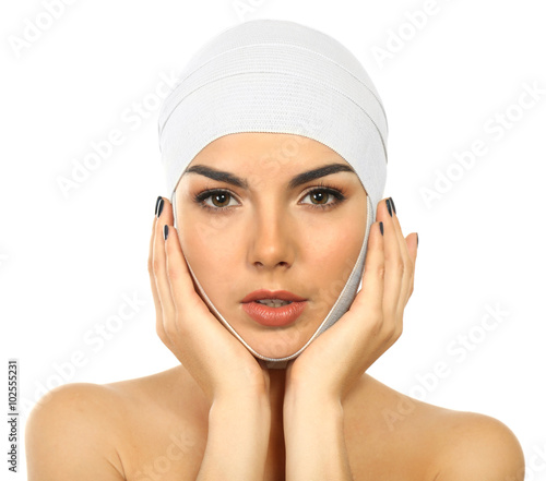 Young beautiful woman with ...
