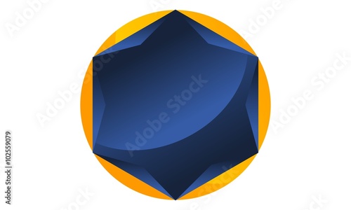 Diamond Logo Template Blank