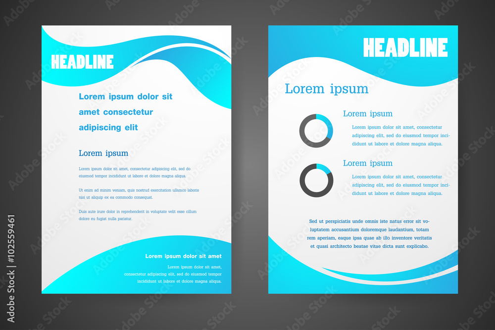 Abstract vector modern flyers brochure, booklet, annual report, design templates with white background in size a4. Abstract vector modern flyers brochure, booklet, annual report, design templates with white background in size a4.