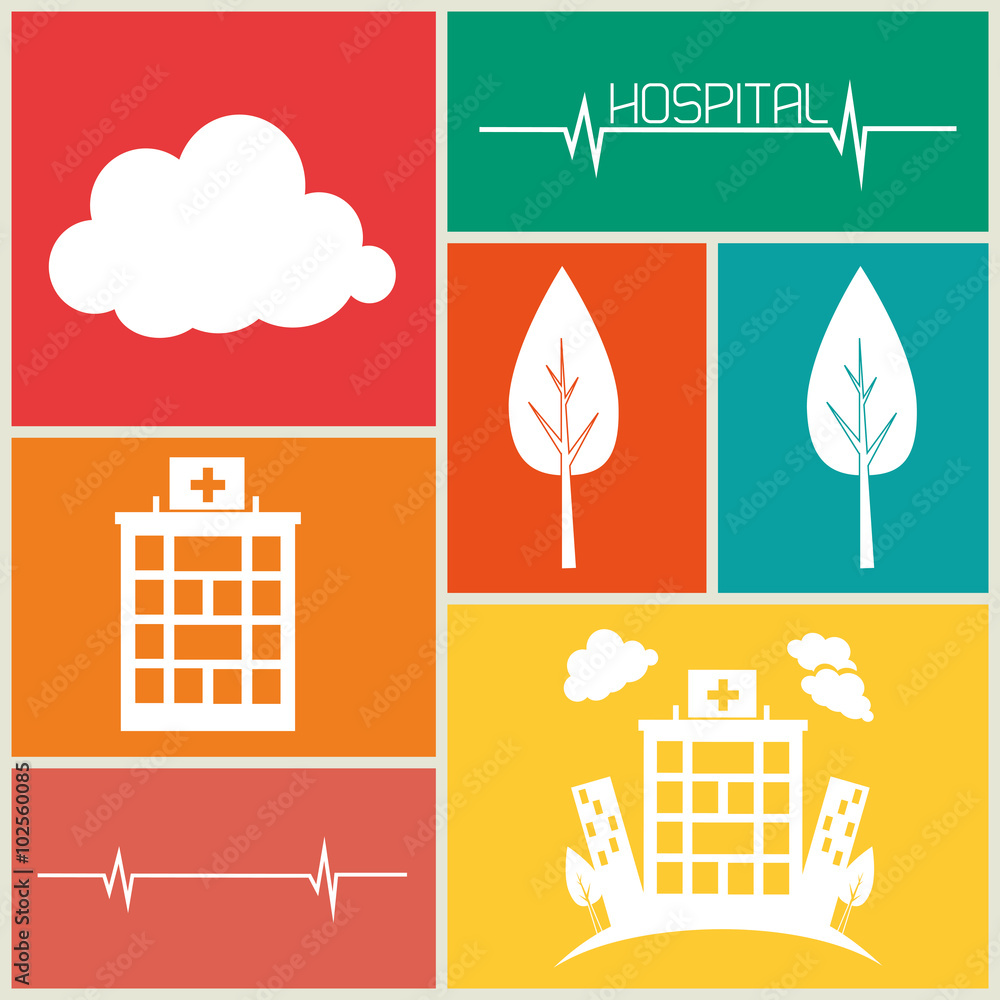 Fototapeta premium hospital medical center design