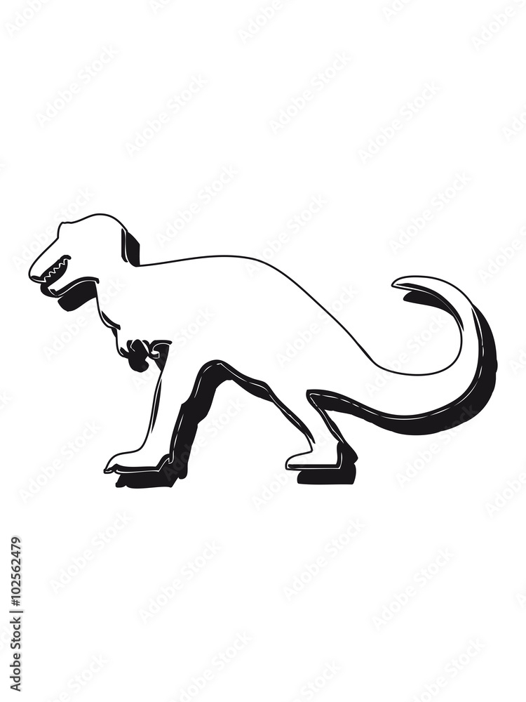 Obraz premium Dinosaur Dinosaur Button