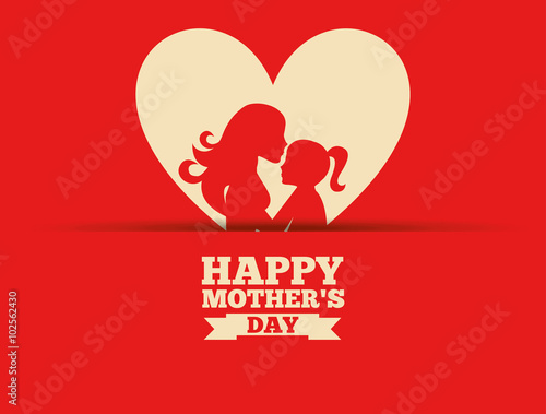 happy mothers day design 