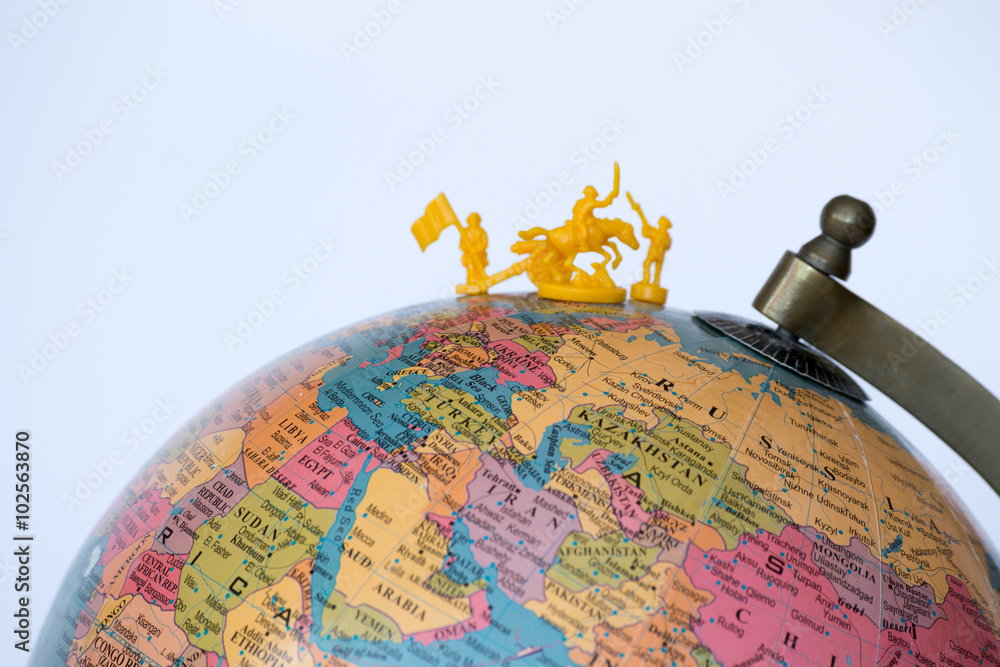 Naklejka premium Yellow army