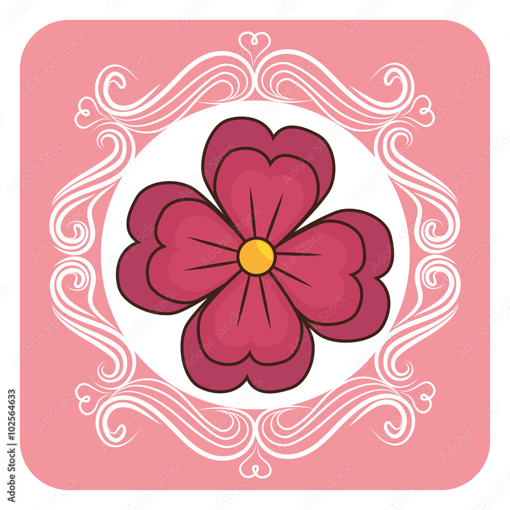 Fototapeta premium spring flowers design 