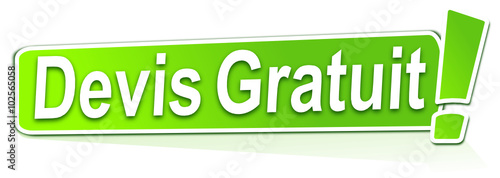 devis gratuit sur étiquette verte