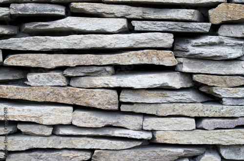 Old stone wall closeup