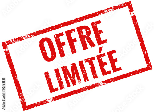 Offre Limitée timbre rouge