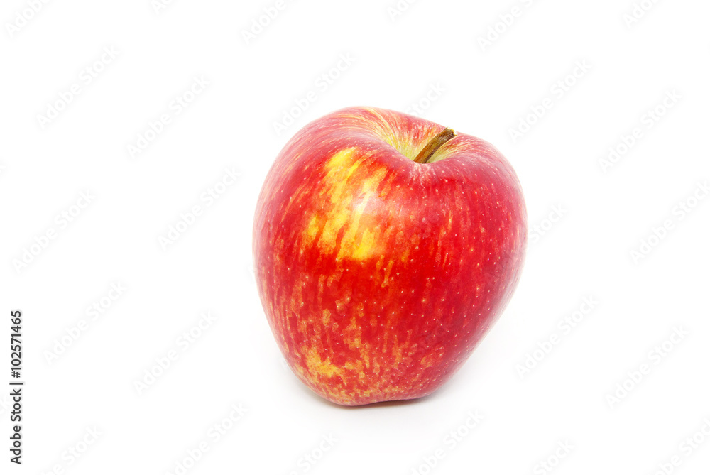 Fresh red apple isolated on white Fresh red apple isolated on white