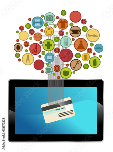 on-line shoping with credit card