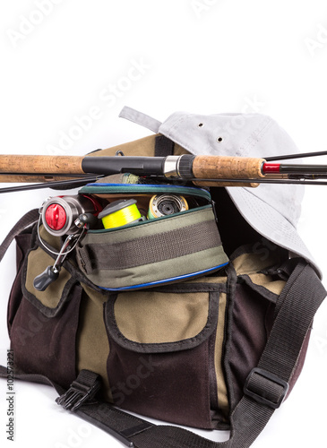  tackles in handbag with cap