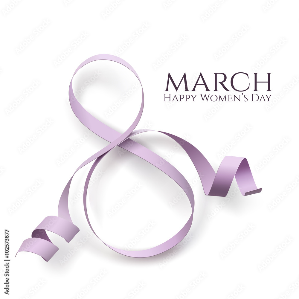 March 8 greeting card template. March 8 greeting card template.