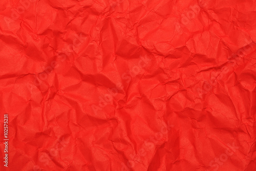 wrinkled red paper texture background